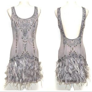 Sue Wong Beaded Cocktail Dress